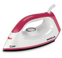 Havells Czar 1000W Dry Iron Pink And White