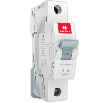 Havells Euro DHMGBSPF010 MCB  (Miniature Circuit Breaker) 10A SP (White)