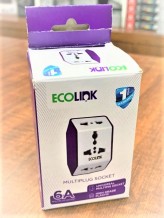 Ecolink 6A Multiplug white