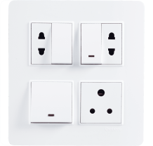 Havells Crabtree signia 8M Front plate White
