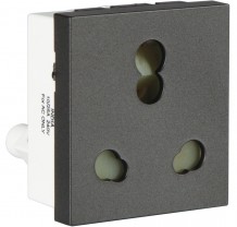 avells Crabtree Signia 16A 3 Pin Shuttered Socket Grey