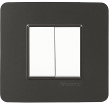 Havells Crabtree signia 2M Front plate Grey