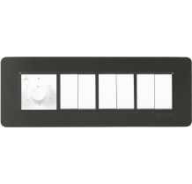 Havells Crabtree signia 8M Front plate Grey
