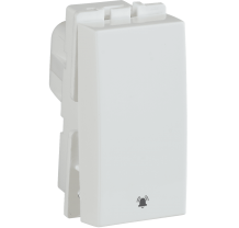 Havells Crabtree Signia 1M Bell Push Switch White